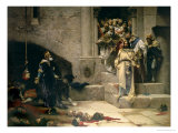 The Legend of the Monk King, or the Bell of Huesca, 1880 Giclee Print by Jose Casado Del Alisal