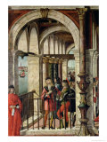 The Arrival of the English Ambassadors, Detail, from the St. Ursula Cycle, 1498 (Detail) Giclee Print by Vittore Carpaccio