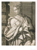 Statilia Messalina Third Wife of Nero reproduction procédé giclée par Aegidius Sadeler Or Saedeler