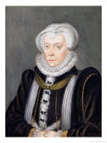 Portrait of Margaret Douglas Countess of Lennox from "Memoirs of the Court of Queen Elizabeth" Reproduction procédé giclée par Sarah Countess Of Essex