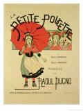 Reproduction of a Poster Advertising the Operetta "La Petite Poucette," 1891 Giclee Print by Louis Maurice Boutet De Monvel