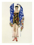 Costume Design for a Dancing Girl Giclee Print by Leon Bakst