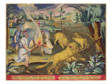 A Roman Hunt, Probably in Roman North Africa, Plate 10 From, "Venationes Ferarum, Avium, Piscium" reproduction procédé giclée par Jan van der Straet
