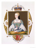 Portrait of Mary of Guise (1515-60) Queen of Scotland from "Memoirs of Court of Queen Elizabeth" Reproduction procédé giclée par Sarah Countess Of Essex
