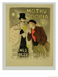 Reproduction of a Poster Advertising Mothu and Doria'In Impressionist Scenes, 1893 reproduction procédé giclée par Théophile Alexandre Steinlen