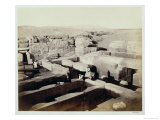 An Excavated Temple at the Foot of the Sphinx, 4th March 1862 Giclee Print by Francis Bedford