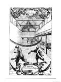 A Royal Game of Tennis in the Jeu De Paume, Versailles, Published by Charles Hulpeau Giclee Print A Royal Game of Tennis in the Jeu De Paume, Versailles, Published by Charles Hulpeau Giclee Print