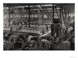 The Main Workshop of the "Rime Et Renard" Factory at Orleans, from "Les Grandes Usines" by Turgan Giclee Print by Laurent Victor Rose