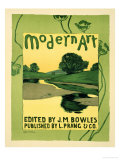 Reproduction of a Poster Advertising the "Modern Art" Review Magazine Giclee Print by Arthur Wesley Dow
