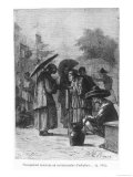 Passepartout Notices a Number of Natives, Illustration from "Around the World in Eighty Days" Giclee Print by L Bennet