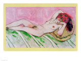 Design for the Red Sultan, circa 1920 Giclee-trykk av Leon Bakst Design for the Red Sultan, circa 1920 Giclee-trykk av Leon Bakst