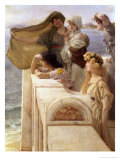 At Aphrodite's Cradle reproduction procédé giclée par Sir Lawrence Alma-Tadema