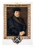 Portrait of Sir Thomas Gresham (circa 1519-79) from "Memoirs of the Court of Queen Elizabeth" Giclee Print by Sarah Countess Of Essex