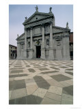 Facade of the Church, Built 1564-80, Facade Done in 1607-11 Giclée-Druck von Andrea Palladio