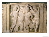 Post-Restoration Panel No.Iv from the Exterior Pulpit of Prato Cathedral, 1438 Giclee Print by B. Di Donatello & Michelozzo