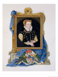 Portrait of Mary Queen of Scots from "Memoirs of the Court of Queen Elizabeth," Published in 1825 Giclee Print by Sarah Countess Of Essex