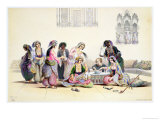 Interior of a Harem, in Cairo Giclee-trykk av A. Margaretta Burr Interior of a Harem, in Cairo Giclee-trykk av A. Margaretta Burr