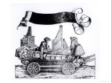 A Musical Carriage, from Maximilian's Triumphal Procession, circa 1516-18 Giclee-trykk av Hans Burgkmair