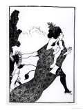 Cinesias Entreating Myrrhina to Coition, Illustration from Lysistrata by Aristophanes 1896 Giclee-trykk av Aubrey Beardsley