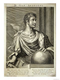 D. Octavius Augustus Emperor of Rome 27 BC - 14 AD Giclee Print by Titian (Tiziano Vecelli) 