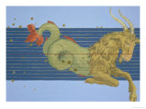 Constellation of Capricorn, from "Uranometria" reproduction procédé giclée par Johann Bayer