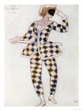 Costume Design for Harlequin, from Sleeping Beauty, 1921 Lámina giclée por Leon Bakst