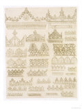 Islamic and Moorish Door, Wall and Window Ornamentation, from "Art and Industry" Giclee Print by A. Collinot