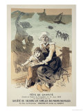 Reproduction of a Poster Advertising a Charity Party Giclée-Druck von Jules Chéret