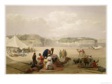 The Town of Roree, and the Fortress of Bhukker, on the Indus, from "Sketches in Afghaunistan" reproduction procédé giclée par James Atkinson