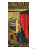 Virgin Mary, from The Annunciation Diptych Lámina giclée por Giovanni Bellini Virgin Mary, from The Annunciation Diptych Lámina giclée por Giovanni Bellini