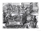 Bank Interior Giclee Print by Jost Amman
