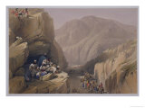 The Wild Pass of Siri-Kajoor, from "Sketches in Afghaunistan" reproduction procédé giclée par James Atkinson