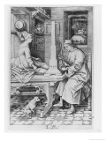 Positive Organ reproduction procédé giclée par Israhel Van Meckenem