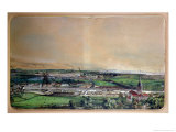 Industrial Landscape in the Blanzy Coal Field, Saone-Et-Loire, circa 1860 Giclee Print by Ignace Francois Bonhomme