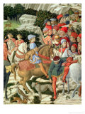Giuliano De' Medici as Melchior, Detail from Journey of the Magi Cycle in the Chapel, circa 1460 Giclee Print by Benozzo di Lese di Sandro Gozzoli