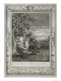 Tithonus, Aurora's Husband, Turned into a Grasshopper, 1731 Giclee Print by Bernard Picart