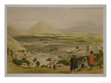 The Balla Hissar and City of Caubul Lámina giclée por James Atkinson