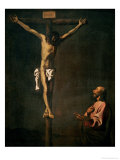 St. Luke as a Painter Before Christ on the Cross, circa 1660 Stampa giclée di Francisco de Zurbarán St. Luke as a Painter Before Christ on the Cross, circa 1660 Stampa giclée di Francisco de Zurbarán