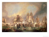 The Battle of Trafalgar in 1805 Giclee Print by William Clarkson Stanfield