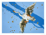 Constellation of Cygnus, from "Uranometria" Giclee Print by Johann Bayer