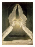 Christ in the Sepulchre, Guarded by Angels Giclee-trykk av William Blake