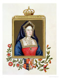 Portrait of Catherine of Aragon 1st Queen of Henry VIII Giclee Print by Sarah Countess Of Essex