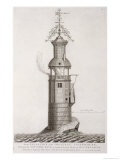 Edystone Lighthouse Giclee Print by Henry Winstanley