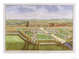 The Royal Palace of Hampton Court, from "Survey of London" Giclee Print by Leonard Knyff