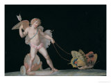 Cupid Led by Butterflies Giclee Print by Michelangelo Maestri