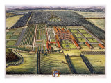 Hutton Hall in the County of Cumberland Giclee Print by Leonard Knyff