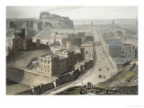 Edinburgh, from Calton Hill, from "A Voyage Around Great Britain Undertaken Between 1814 and 1825" Giclee Print by Thomas & William Daniell