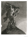 Atlas Supports the Heavens on His Shoulders, 1731 Giclee Print by Bernard Picart