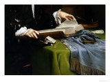 Portrait of a Gentleman in His Study, 1528-30 (Detail) Lámina giclée por Lorenzo Lotto