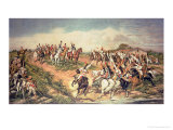 Independence or Death, the Shout of Ipiranga on the 7th September 1822 Reproduction procédé giclée par Don Pedro Di Figueredo Americo
